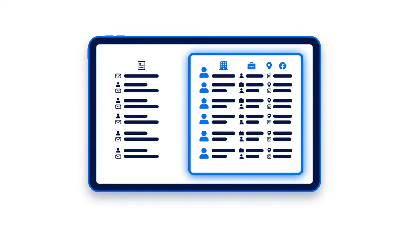 lead enrichment tools illustration