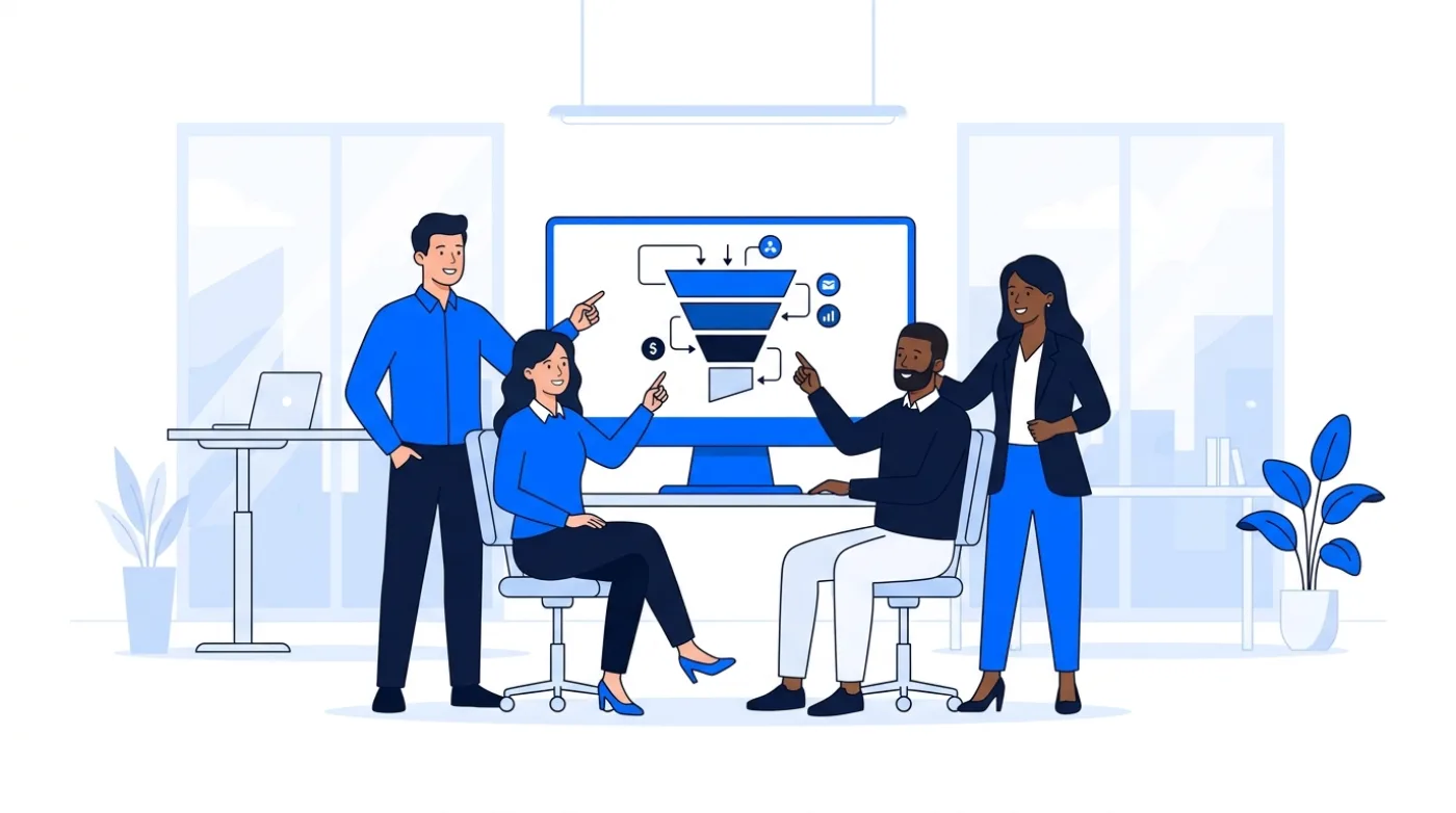 sales prospecting tools illustration